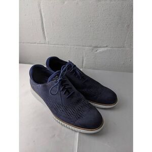 Cole Haan Zerogrand Stitchlite Men‎ Wingtip Oxford Shoes US Size 14M Blue